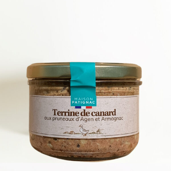 Terrine de canard aux pruneaux d'Agen et à l'Armagnac (180g)