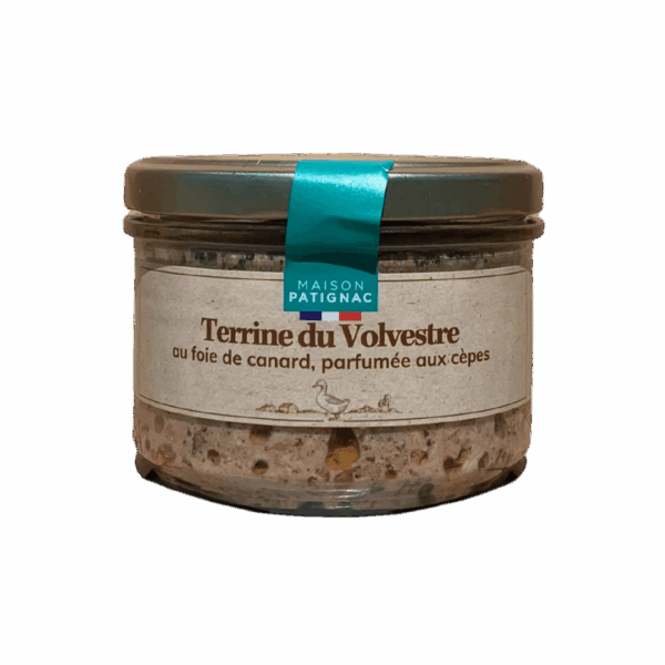 Terrine du Volvestre au foie de canard, parfumée aux cèpes