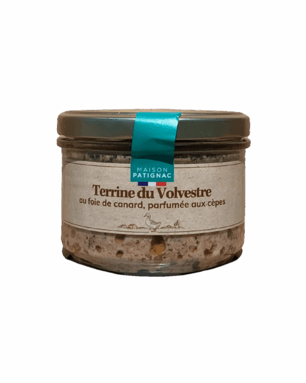 Terrine du Volvestre au foie de canard, parfumée aux cèpes