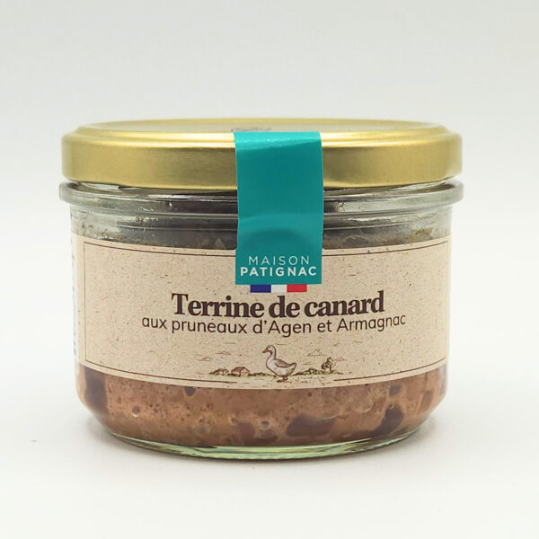Terrine de canard aux pruneaux d'Agen et à l'Armagnac (180g)