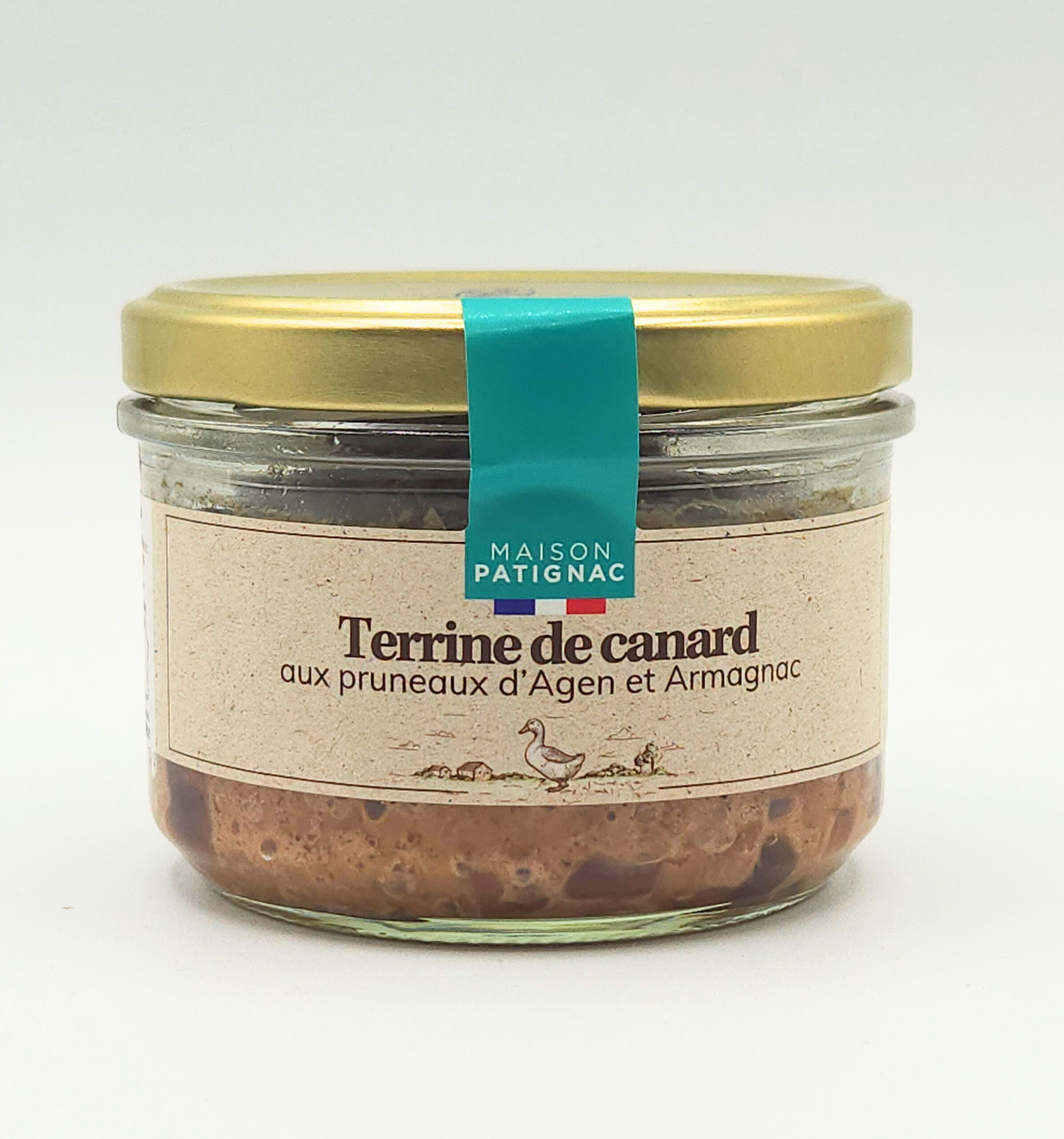 Terrine de canard aux pruneaux d'Agen et à l'Armagnac (180g)
