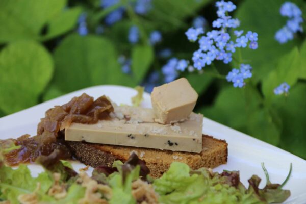 Foie gras mi-cuit aux figues