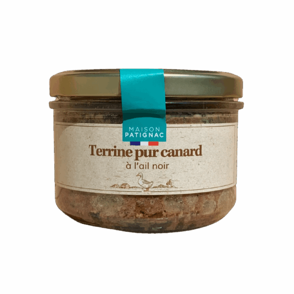 Terrine de canard à l'ail noir