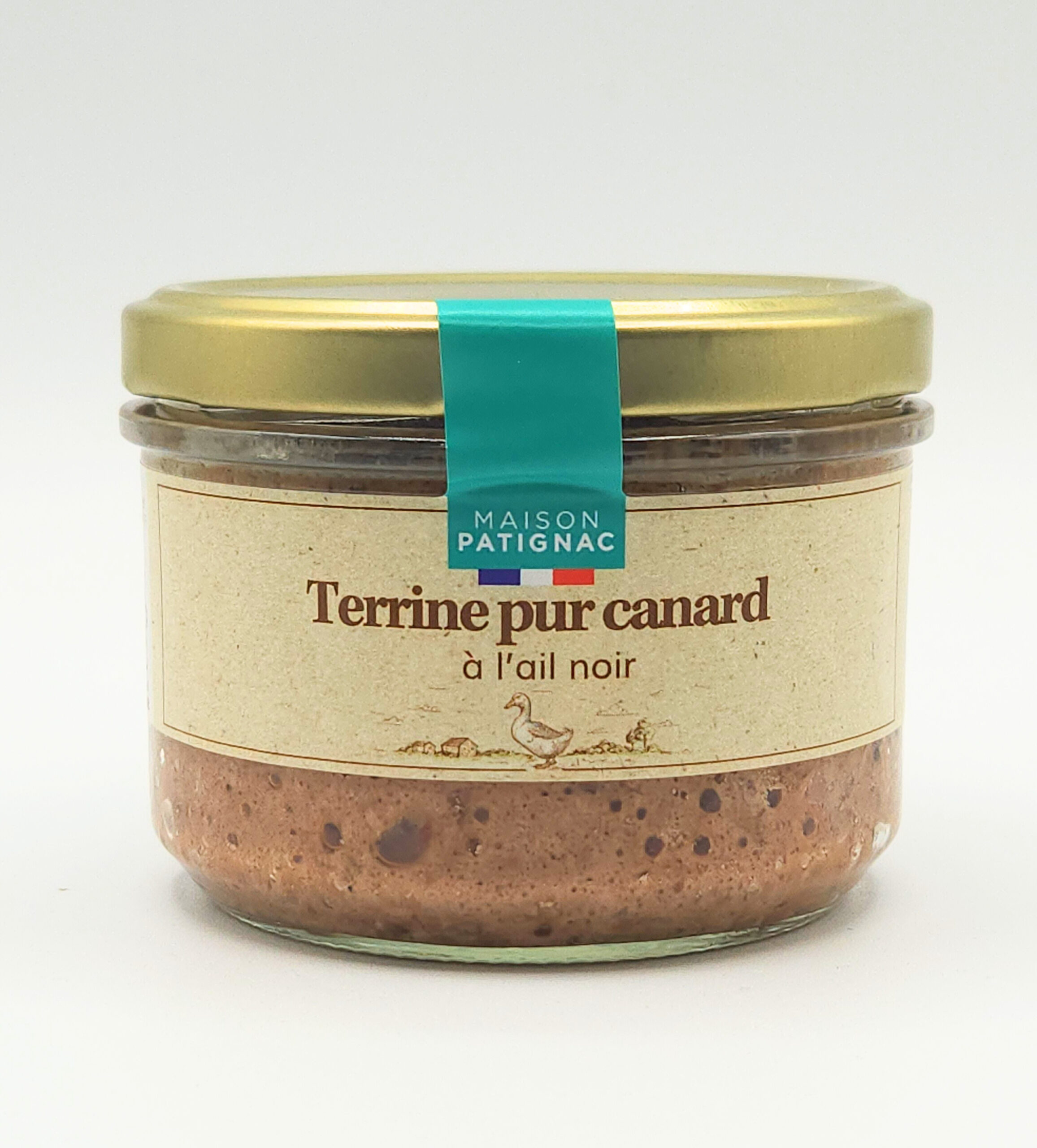 TERRINE PUR CANARD A L AIL NOIR