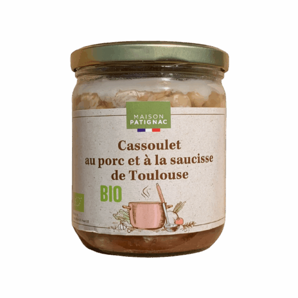Cassoulet BIO au porc et à la saucisse de Toulouse