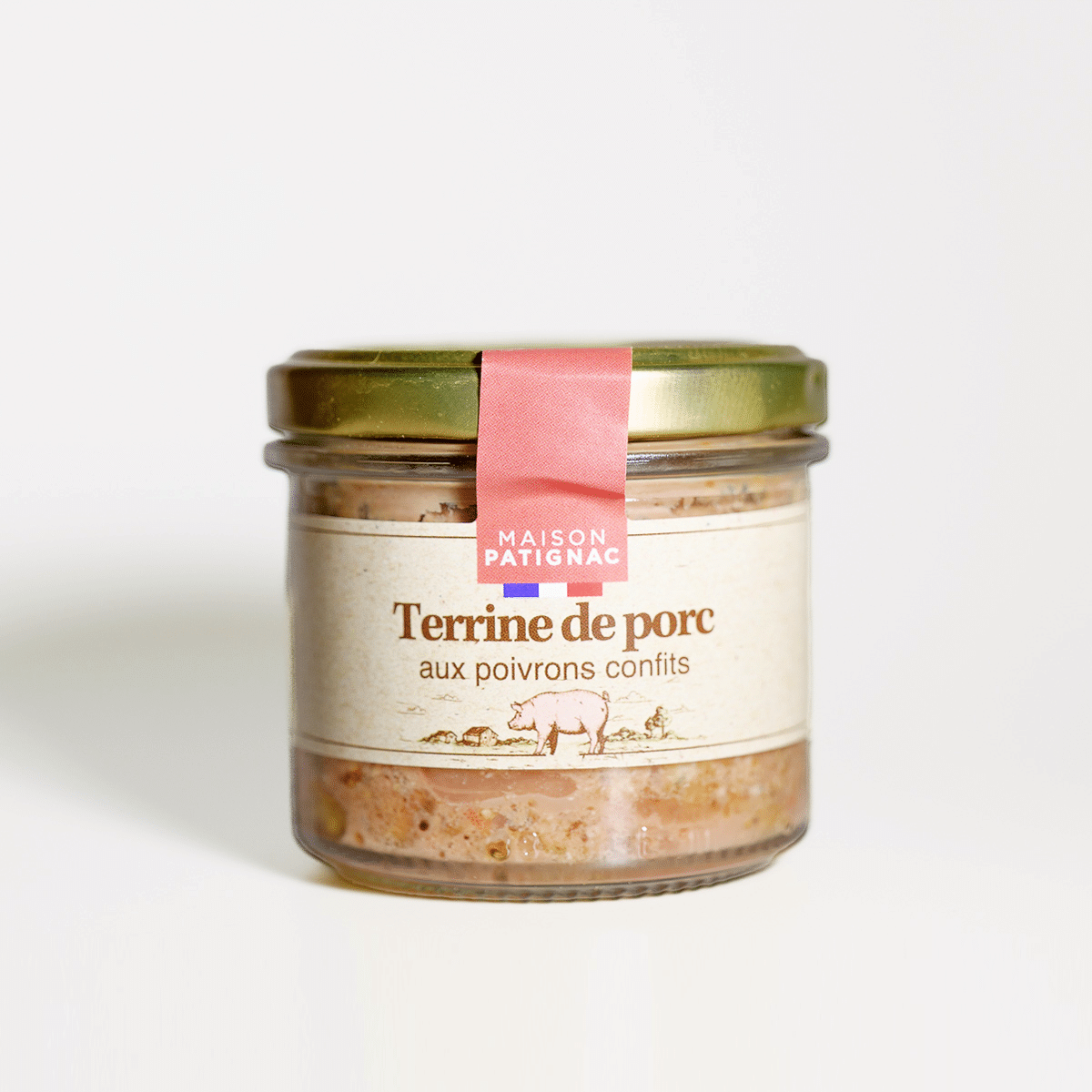 Terrine de porc aux poivrons confits