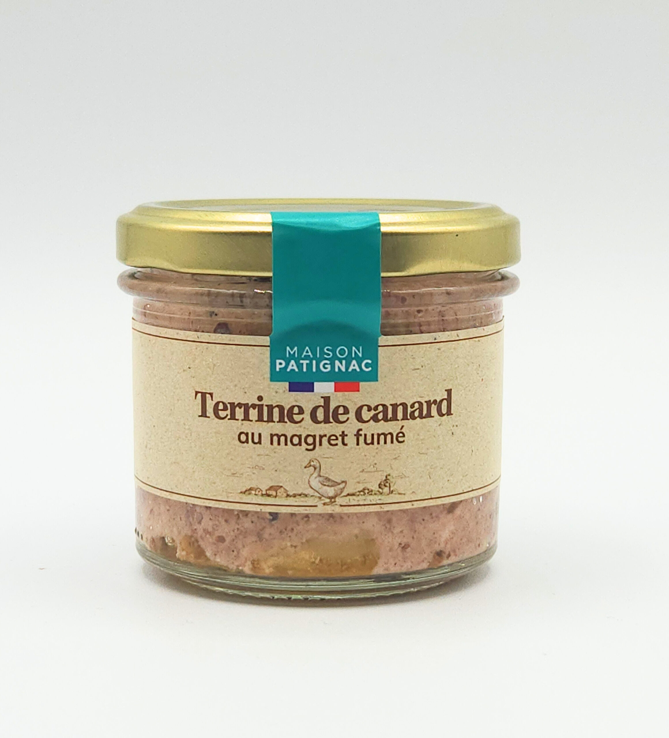 Terrine de canard au magret fumé