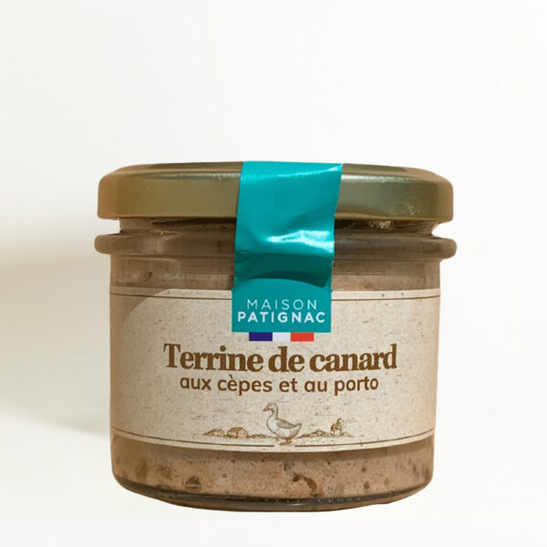 Terrine de canard aux cèpes et au porto