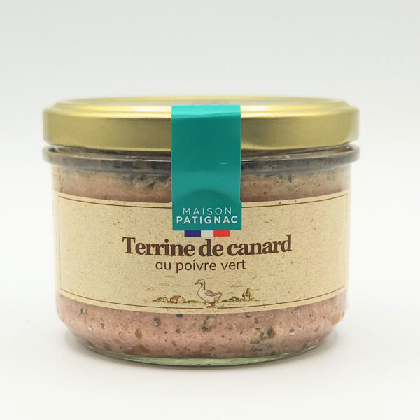 terrine de canard au poivre vert