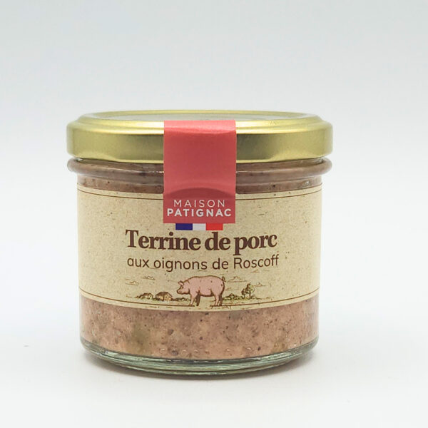 TERRINE DE PORC AUX OIGNONS DE ROSCOFF