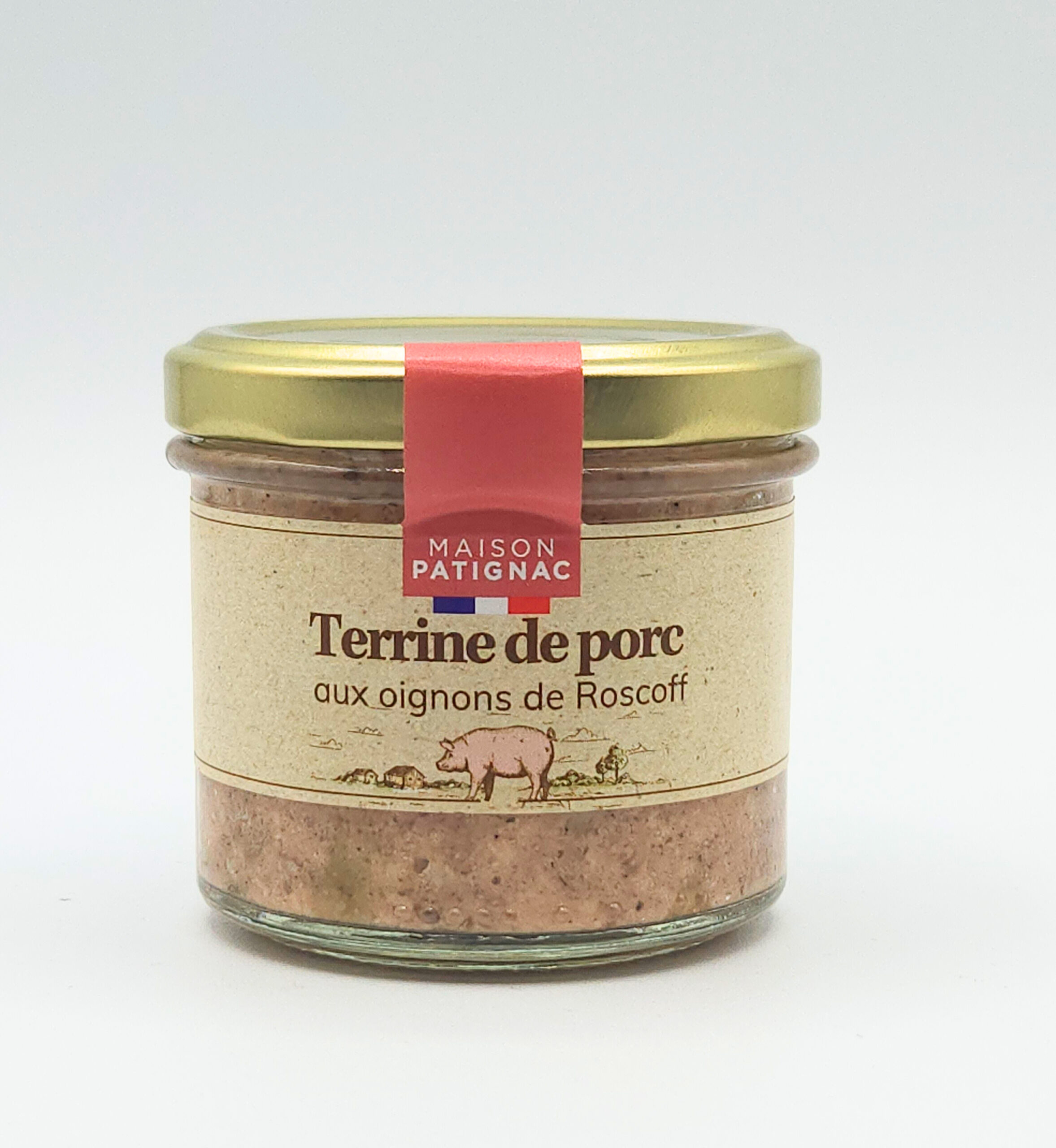 TERRINE DE PORC AUX OIGNONS DE ROSCOFF
